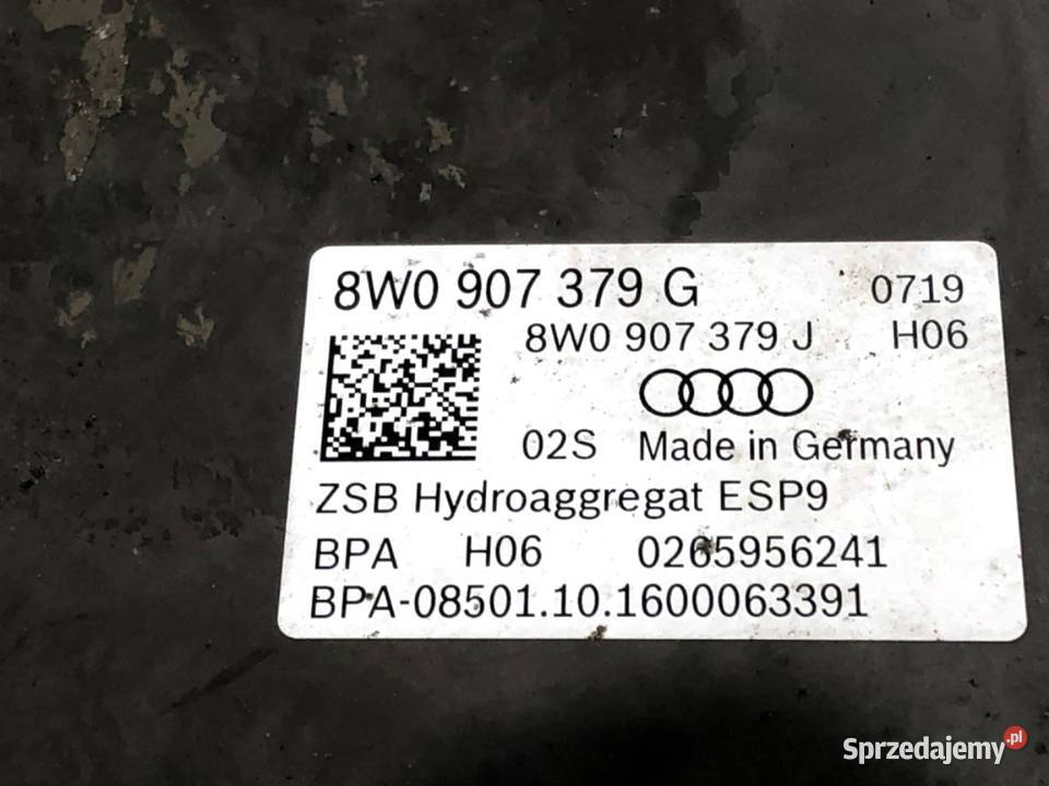 POMPA ABS AUDI A5 F5 8W0907379G 20 190