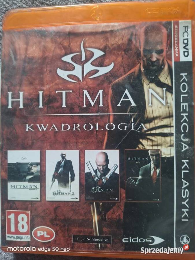 Cztery części kultowej gry Hitman Ciche sprzedam