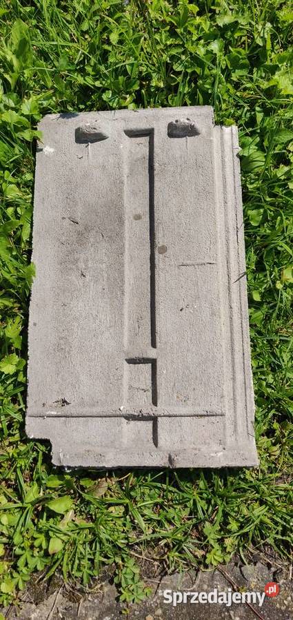Dachówka betonowa z PRL Pokrycia dachowe