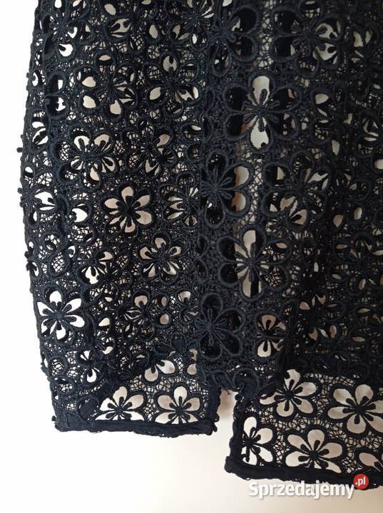 Czarna koronkowa bluzka Next