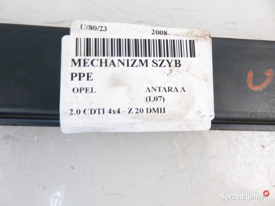 PODNOŚNIK SZYBY PRAWY PRZEDNI ANTARA A 96672883