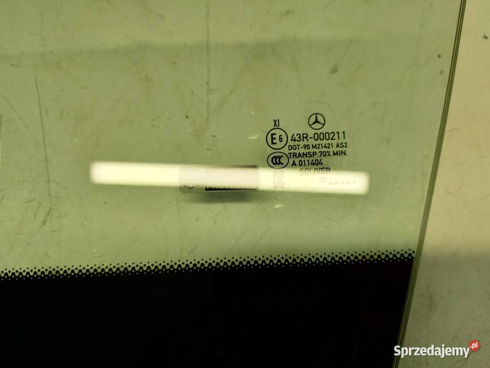 Mercedes EQC 400 W293 SZYBA DRZWI LEWY PRZÓD