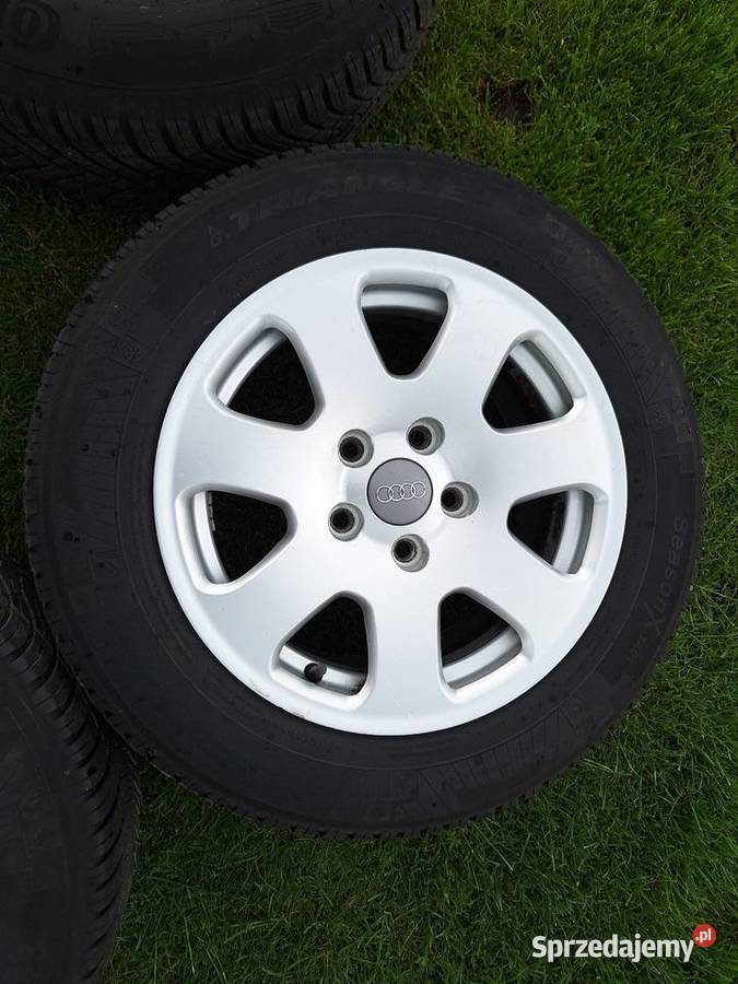 Felgi aluminiowe audi 15 z oponami 19565 r15 wielkopolskie Bukówiec Górny