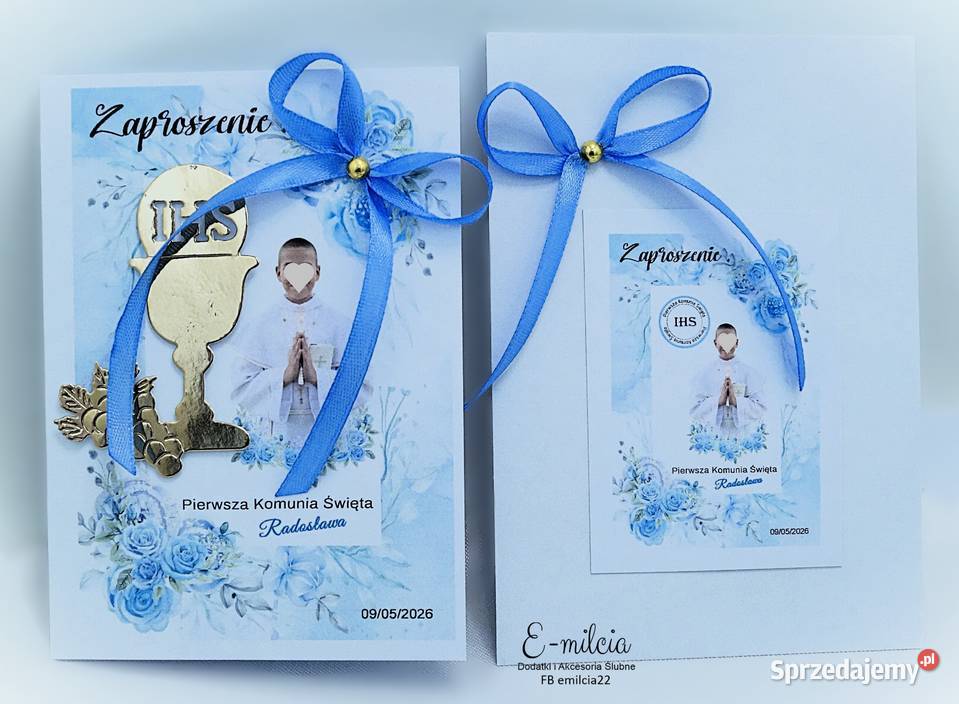 Zaproszenia i Podziękowania 3D Chrzestnych i lubuskie Zielona Góra