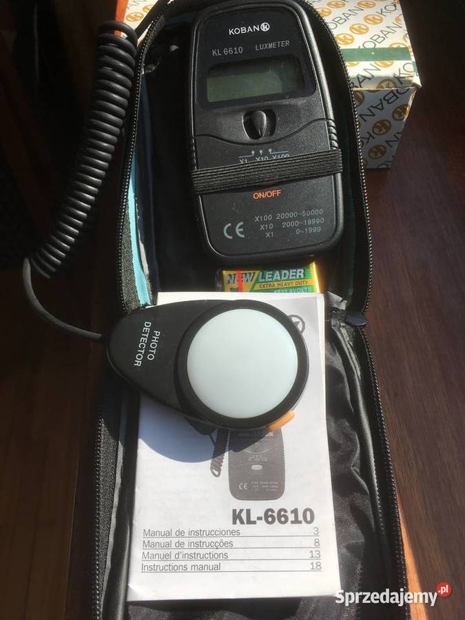 Sprzedam Luxometr cyfr KL6610 z aparatem Samsung Kraków