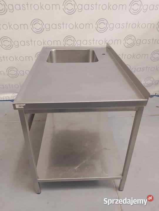 Stół ze zlewemL i półką  120X70 Gastronomia dolnośląskie Wrocław