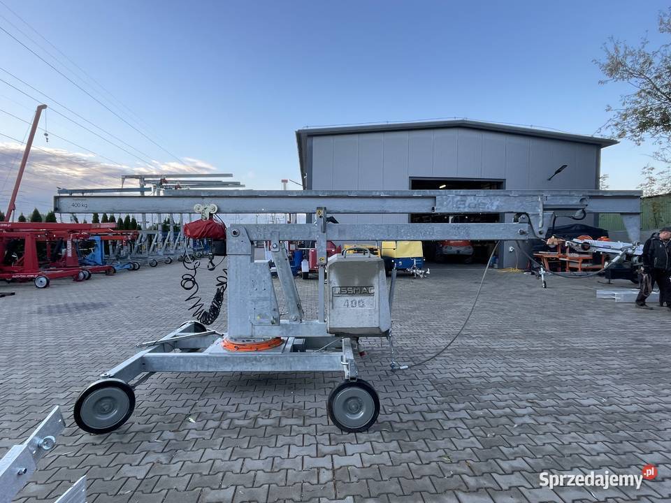 Minidźwig Dźwig LISSMAC LMK 400 TFE minikran wielkopolskie Ślesin sprzedam