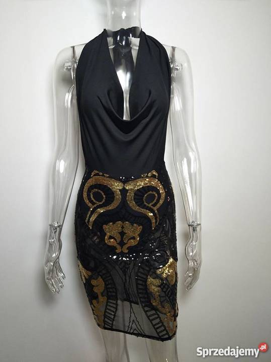 Sukienka cekiny odkryte plecy Spódnice i sukienki Wrocław