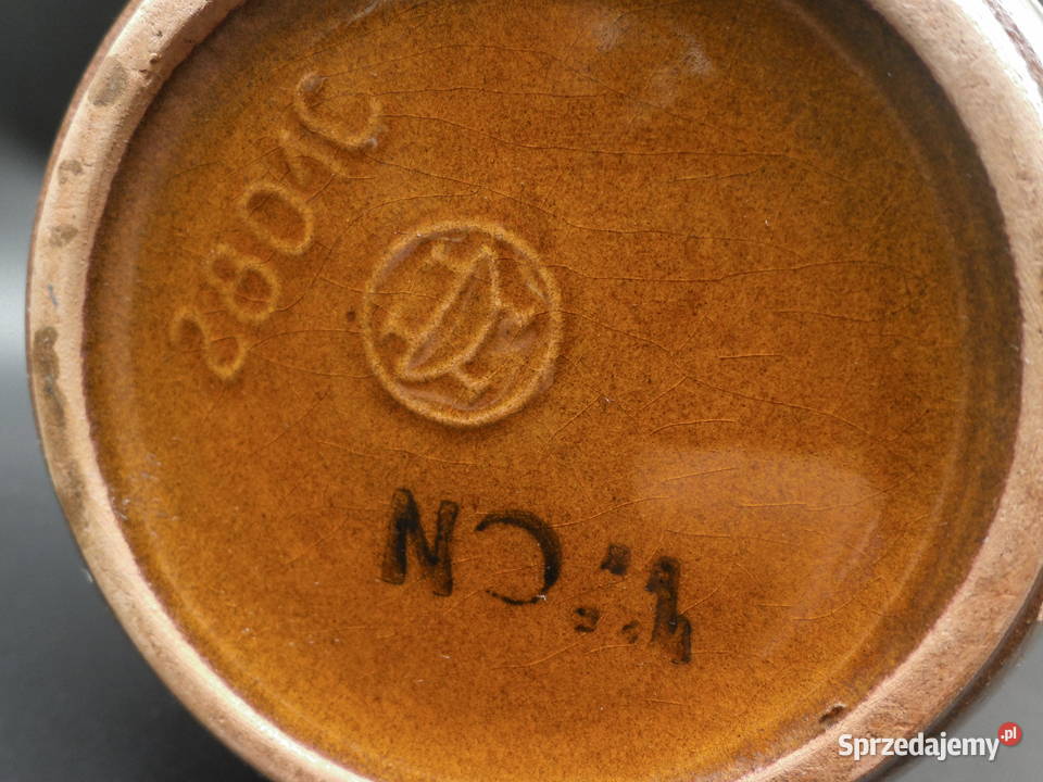 Wazon Fat Lava Veb Haldensleben Niemcy lata 60te Raszków