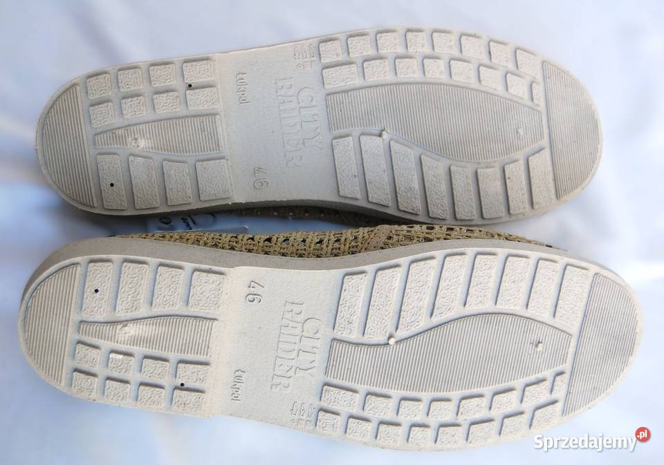 Półbuty z siatki tenisówki męskie khaki beż r46 Lublin