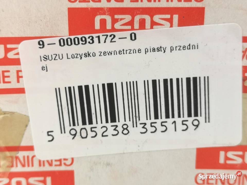 ŁOŻYSKO KOŁA PRZÓD ISUZU NKR 4JB1 ORYGINAŁ ASO