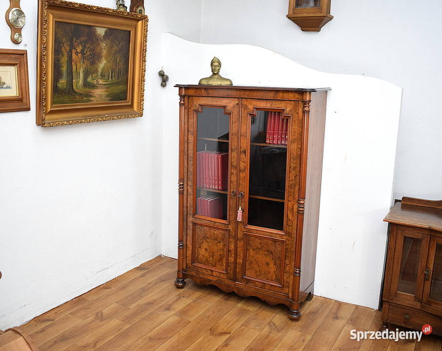 Urocza stara biblioteczka regał biblioteka Świdnica sprzedam