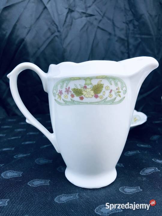 Ćmielów porcelana maselnica cukierniczka Łowicz