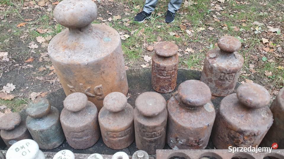 Ciężarki wagowe obciążniki PRL duże i małe do Warszawa