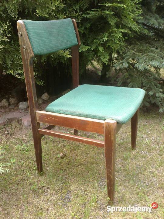KRZESŁA z epoki made in PRL 80cm Stoły, krzesła, biurka Pobiedziska