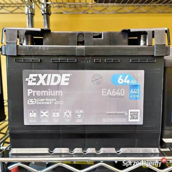 Akumulator 64Ah 640A Exide Premium DARMOWY DOWÓZ Tychy