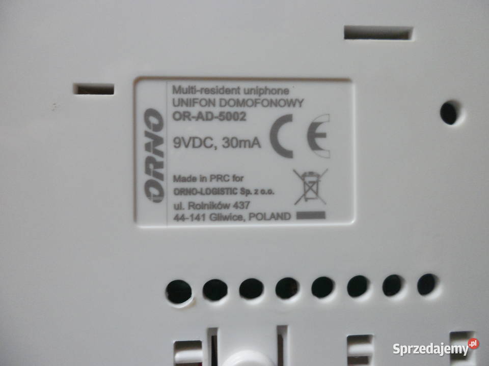 Nowy DOMOFON UNIFON ORNO Okazja Domofony i wideofony sprzedam