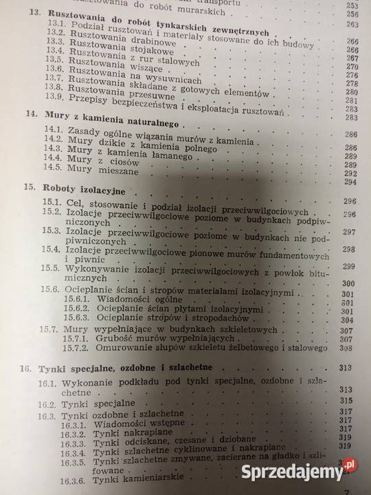 Technologia robót murarskich i tynkarskich mazowieckie Warszawa