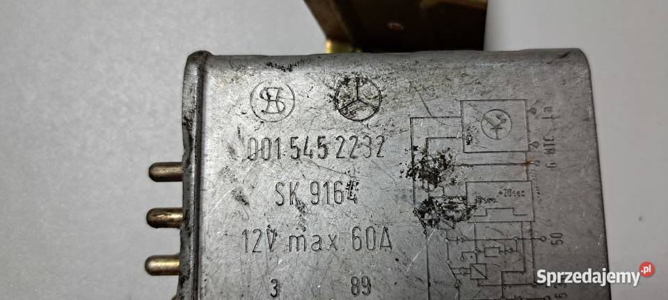 Przekaźnik świec żarowych 0015452232 Mercedes Przekaźniki