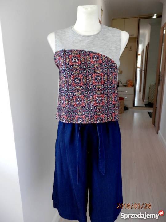Bluzka Zara Crop Top Do Spodni z Wysokim Stanem podlaskie Łomża