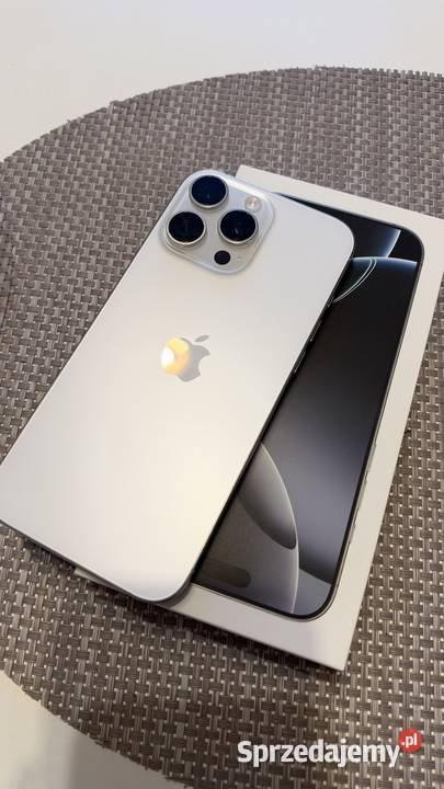 iPhone 16 pro 256GB stan Biały Tytan 89 bateria śląskie