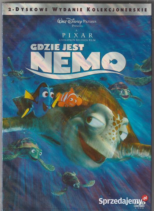 Gdzie jest Nemo Wydanie kolekcjonerskie DVD mazowieckie Pruszków