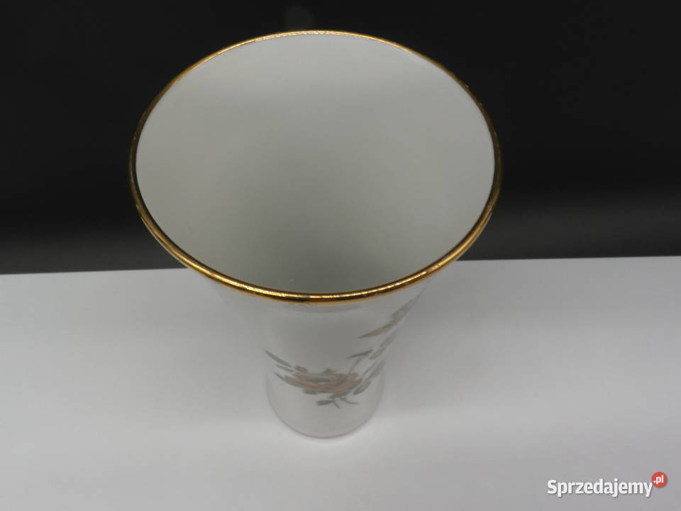 Wazon porcelanowy AK Kaiser róże Porcelana i szkło Raszków