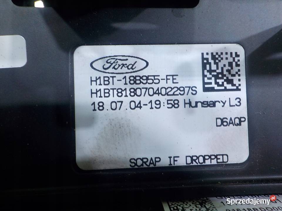 FORD ECOSPORT II 10 B 18r 5D radio nawigacja Części samochodowe mazowieckie Suków