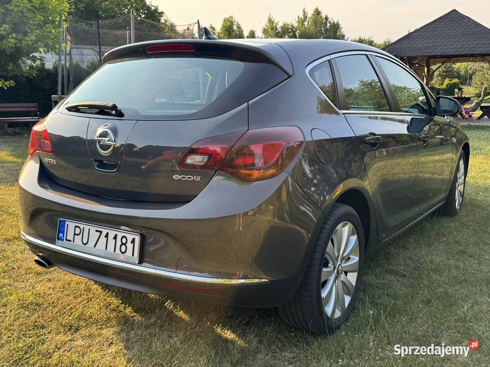 Opel Astra J 2014 benzynagaz