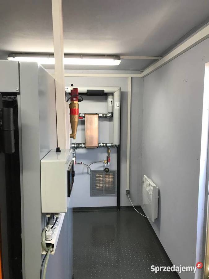 Kotłownia kontenerowa mobilna na pellet 150 kW Kraków