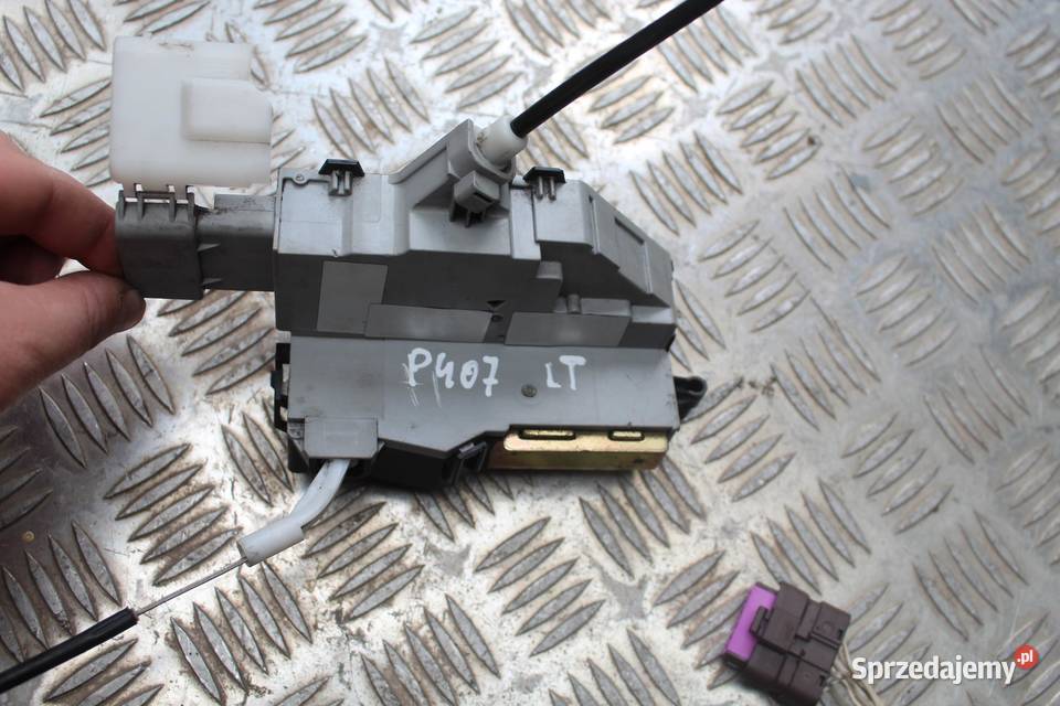 ZAMEK DRZWI LEWY TYŁ 6 PIN PEUGEOT 407