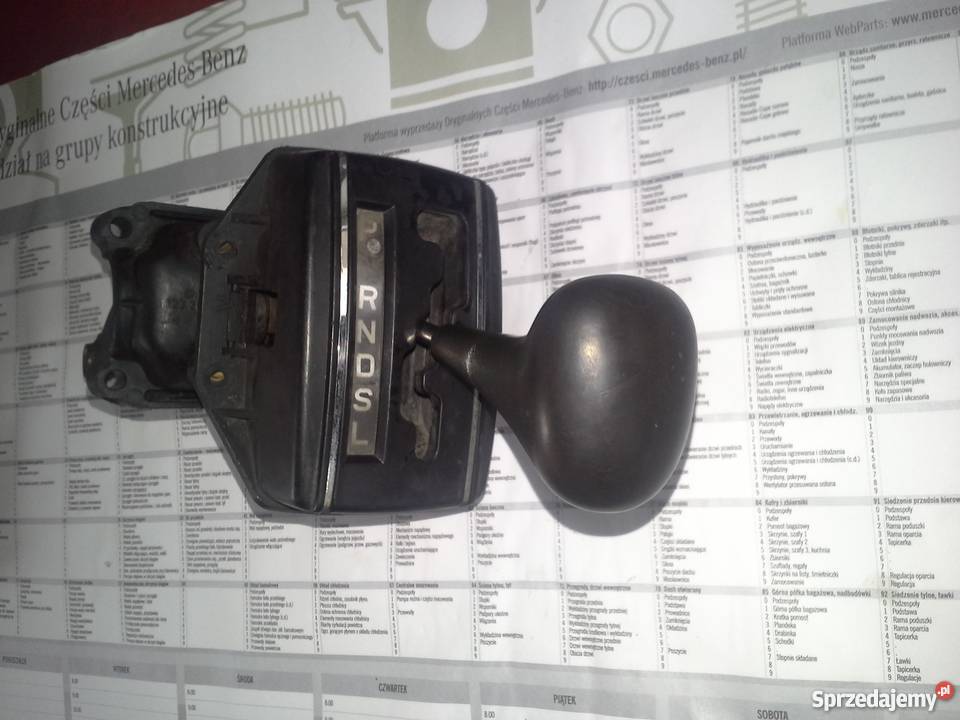 dźwignia wybieraka automat Mercedes W123 śląskie
