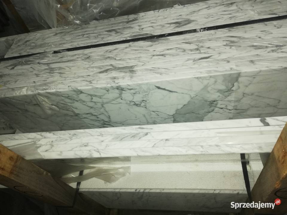 Marmur Włoski Statuarietto Stopnie Parapety Poskwitów