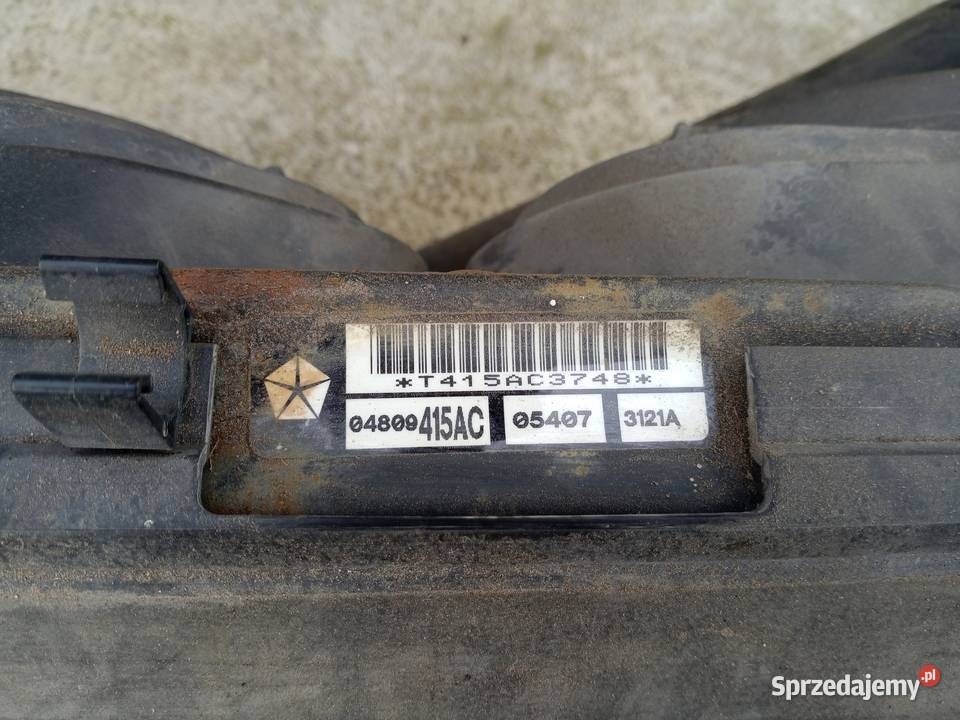 CHRYSLER VOYAGER 24 benzyna Komplet chłodnic osobowe