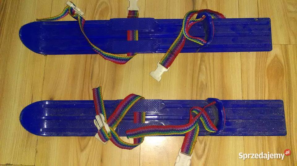 Narty dziecięce na zwykłe buty sprzedam