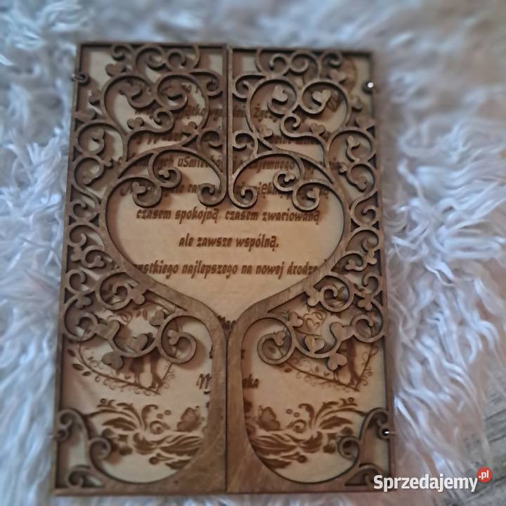 Pamiątki skarbonki ślubne komplet Skawina