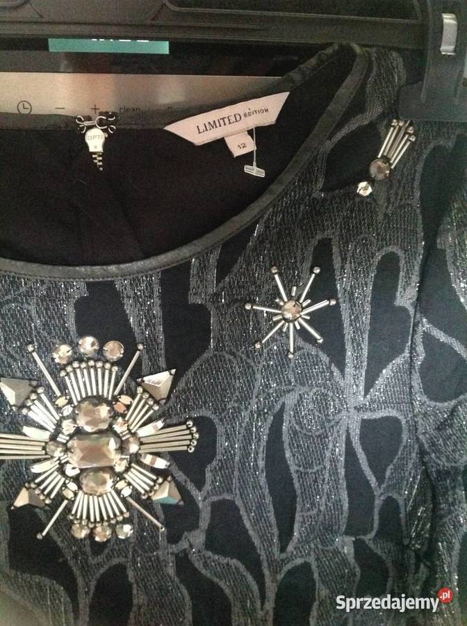 Bluzka Damska MARKS SPENCER SM Srebrna Nitka krótki Nowa Sól