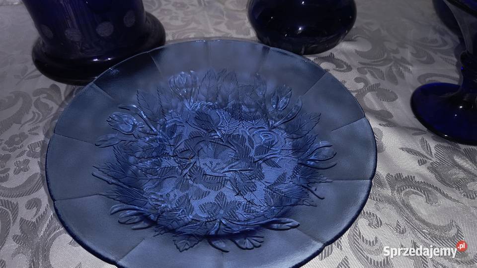 szkło niebieskie okazja Chorzew