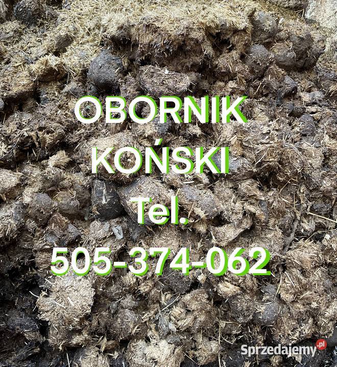 Czysty obornik bez słomy 1 tona dowóz Żukowo