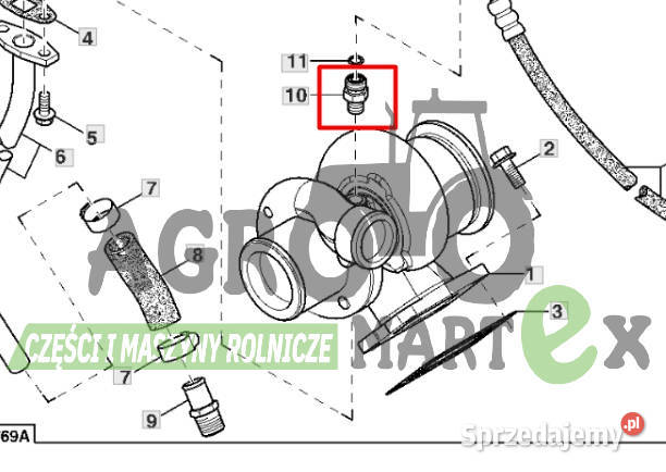 M87733 ZŁĄCZKA POŚREDNIA JD Wichrów