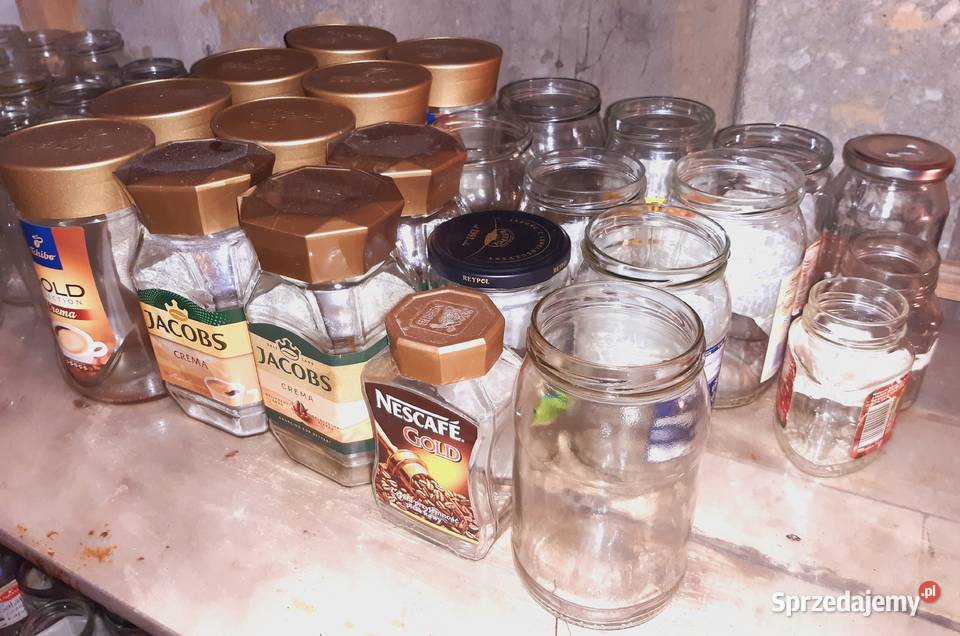 Słoiki z zakrętkami różne pojemności