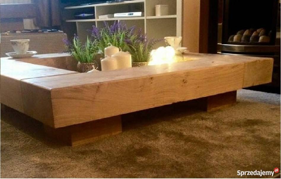 Stolik Kawowy dębowyLite drewno dębowe Klasyczne 60cm pomorskie