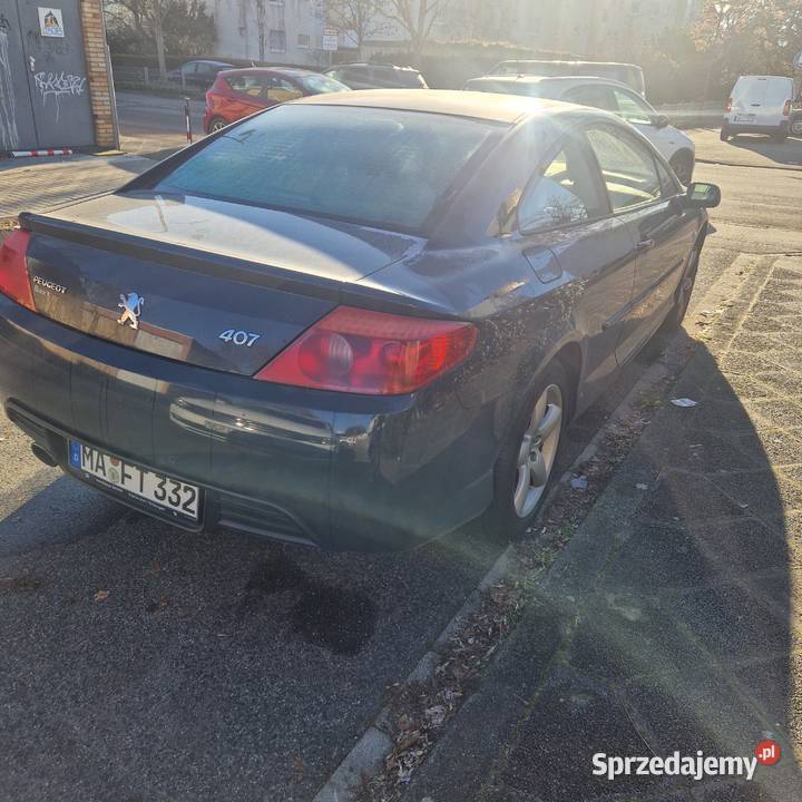 Peugeot 407 coupe 22 Pb 2007159 przebieg 163KM