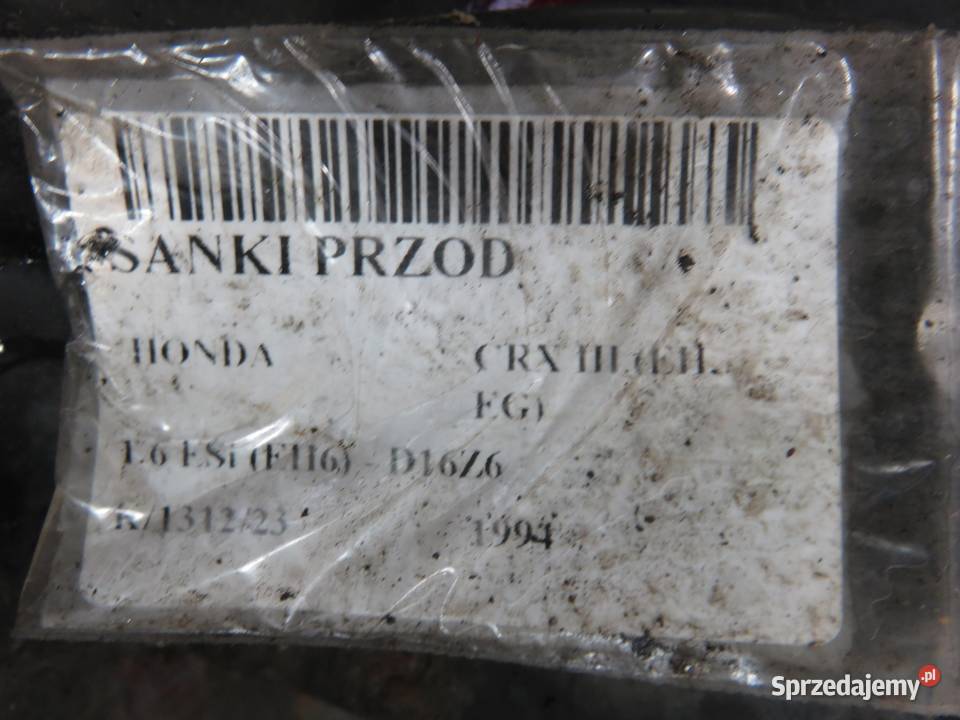 SANKI PRZÓD HONDA CRX III 16 ESi EH6 125 D16Z6 osobowe sprzedam