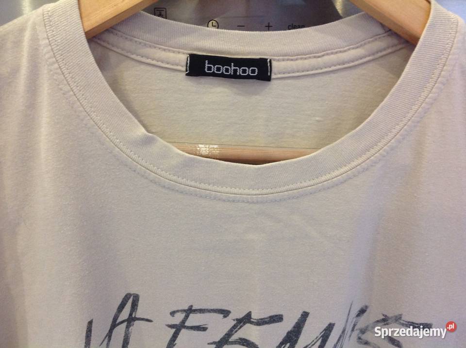 T shirt Koszulka Damska BOOHOO L Beżowa Nowa Sól