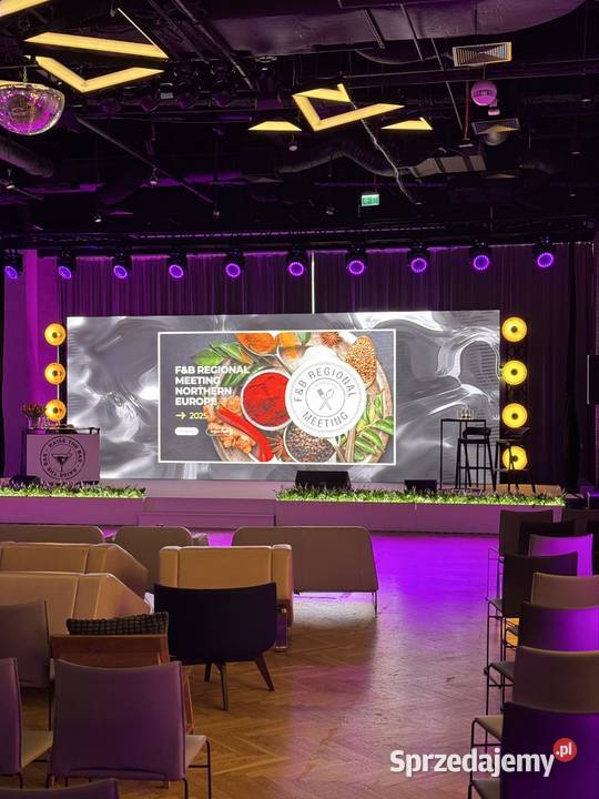 Dioda LED wynajem Ekrany LED Telebim P 28 indoor Poznań