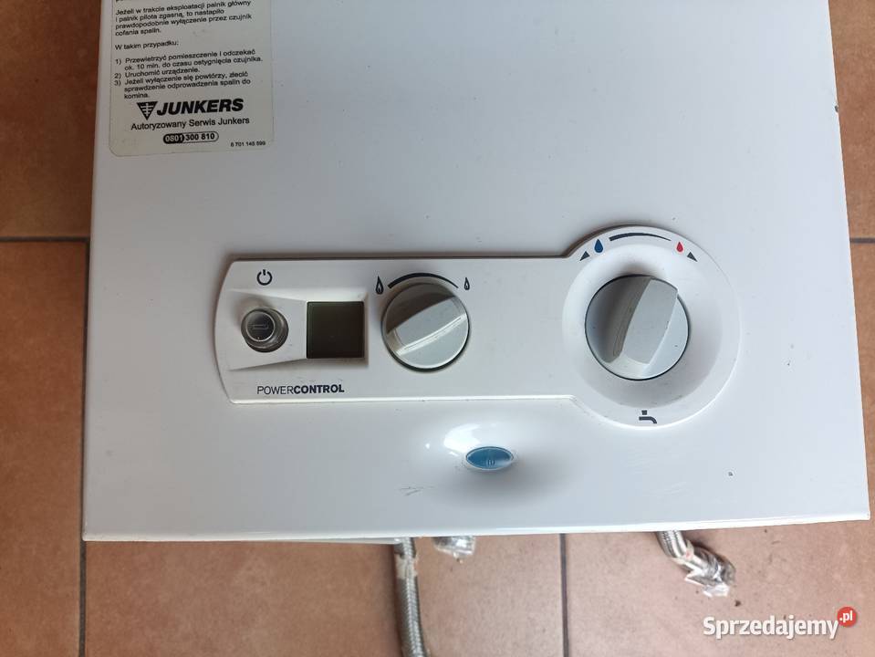Terma Junkers Powercontrologrzewacz WRDP łódzkie Wilamów-Parcela