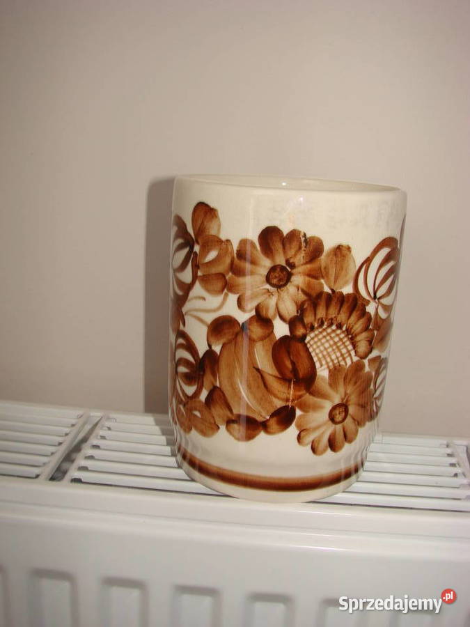 fajansowy pojemnik PRL Pruszcz Gdański