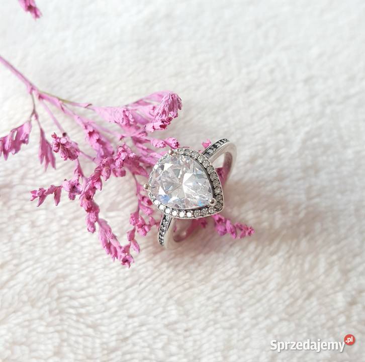 Nowy pierścionek srebrny srebro 925 kamień zachodniopomorskie Szczecin