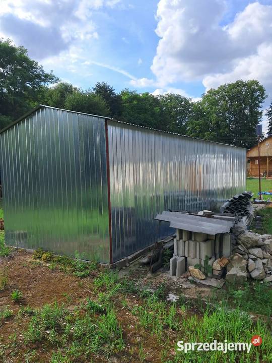 Garaż blaszany blaszak 10x3x24m pod kombajn do